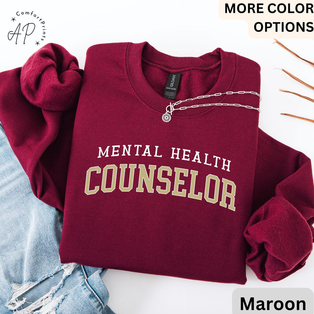 Mental Health Counselor Sweatshirt, Mental Health Sweater, Mental Illness Matters Hoodie, Gift for Mental Health