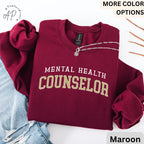 Mental Health Counselor Sweatshirt, Mental Health Sweater, Mental Illness Matters Hoodie, Gift for Mental Health
