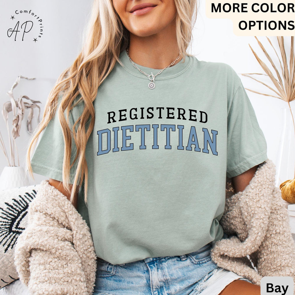 Registered Dietitian Comfort Colors® T-Shirt, Nutritionist Shirt, Gift for Dietitian Tee, Future Dietitian
