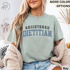 Registered Dietitian Comfort Colors® T-Shirt, Nutritionist Shirt, Gift for Dietitian Tee, Future Dietitian