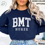 Bone Marrow Transplant Nurse Sweatshirt, BMT Sweater, BMT Specialist Blood Bone Marrow Hoodie, Gift for Oncology Nurse