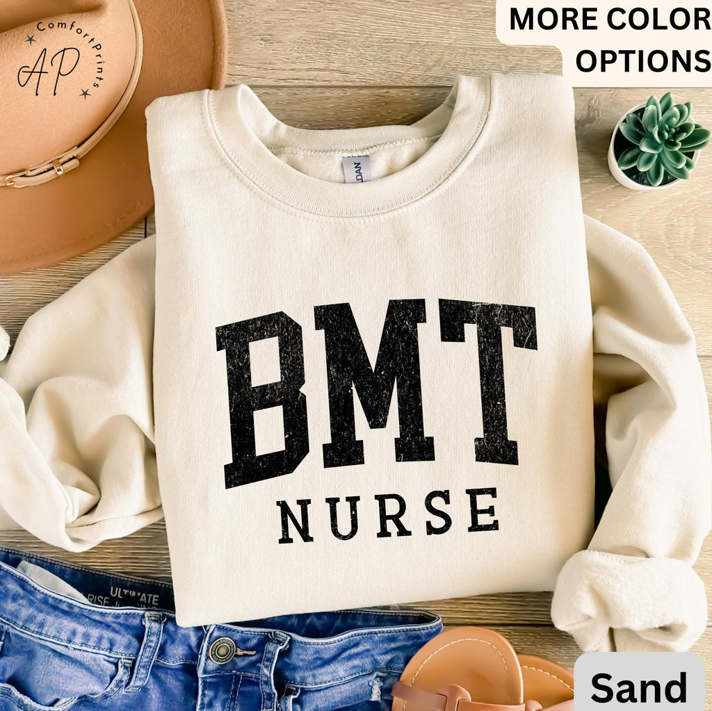 Bone Marrow Transplant Nurse Sweatshirt, BMT Sweater, BMT Specialist Blood Bone Marrow Hoodie, Gift for Oncology Nurse