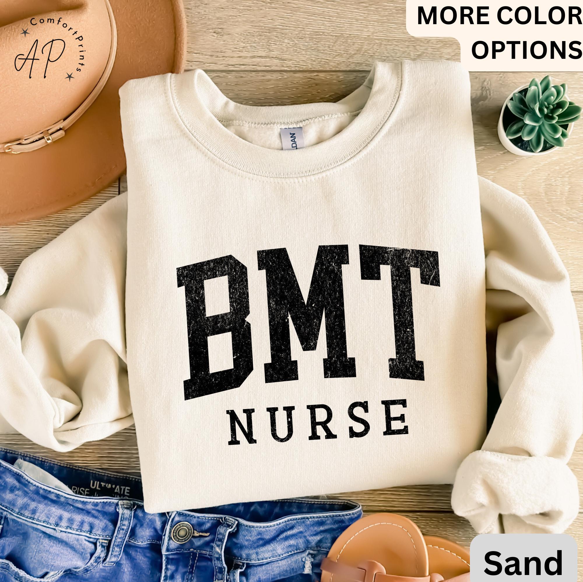 Bone Marrow Transplant Nurse Sweatshirt, BMT Sweater, BMT Specialist Blood Bone Marrow Hoodie, Gift for Oncology Nurse