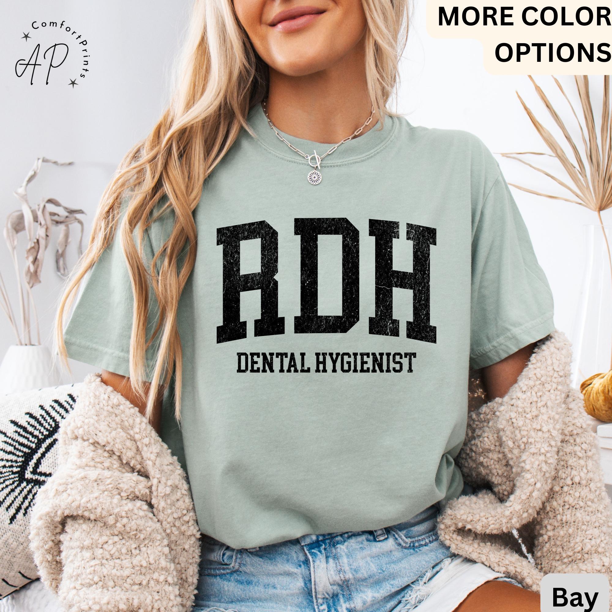 RDH Dental Hygienist Comfort Colors® T-Shirt, Gift for Hygiene Student Graduation Shirt, Dentist Office Staff Tee