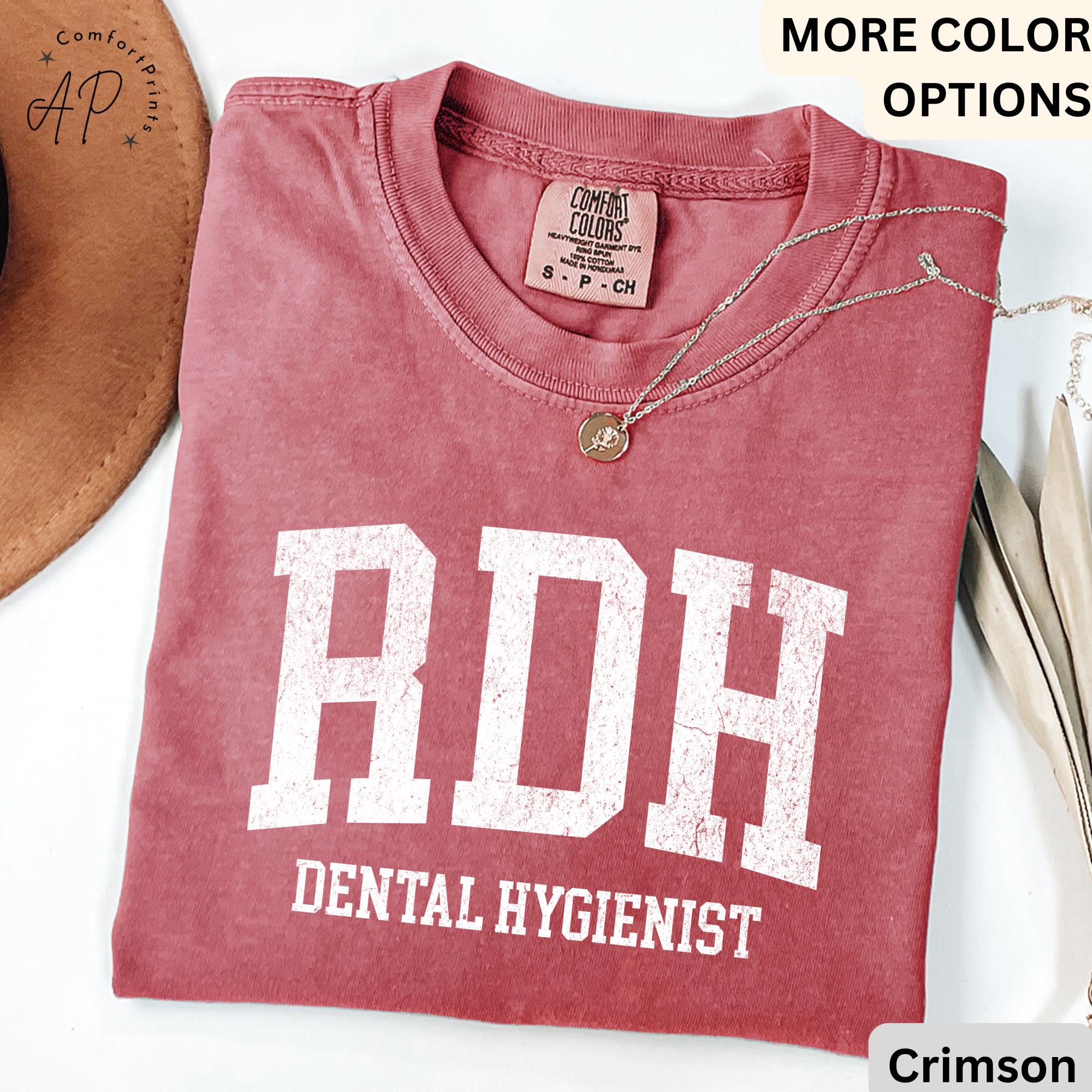 RDH Dental Hygienist Comfort Colors® T-Shirt, Gift for Hygiene Student Graduation Shirt, Dentist Office Staff Tee