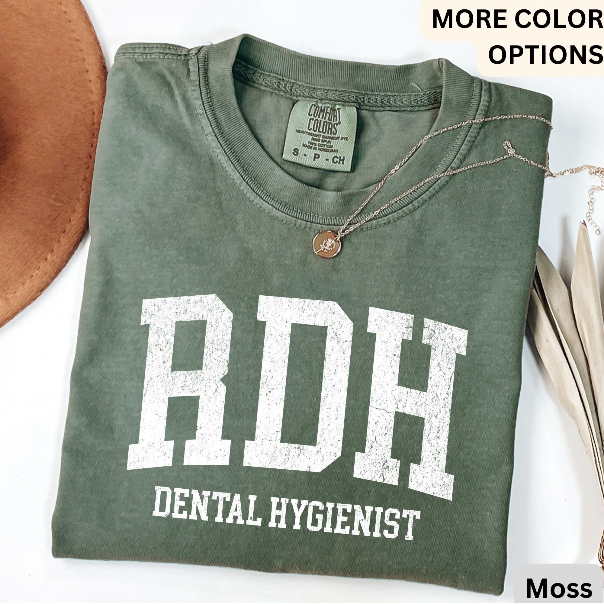 RDH Dental Hygienist Comfort Colors® T-Shirt, Gift for Hygiene Student Graduation Shirt, Dentist Office Staff Tee
