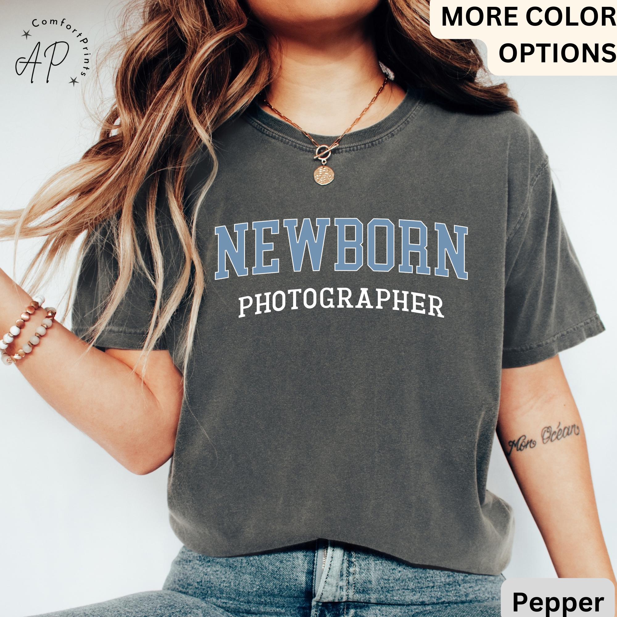 Newborn Photographer Comfort Colors® T-Shirt, Baby Photography Shirt, Baby Whisperer Tee