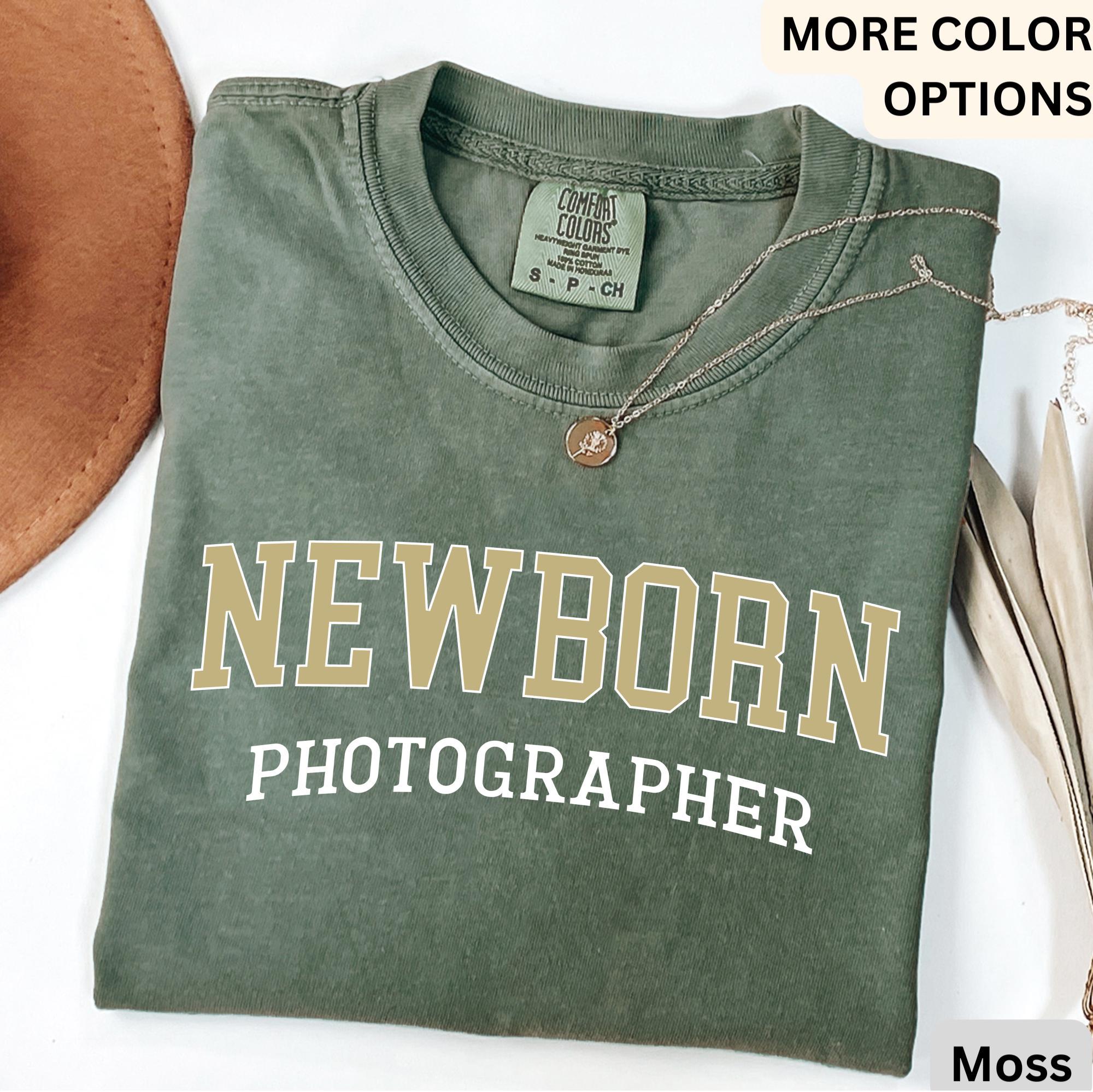 Newborn Photographer Comfort Colors® T-Shirt, Baby Photography Shirt, Baby Whisperer Tee
