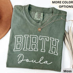 Birth Doula Comfort Colors T-Shirt: Labor and Delivery Tee