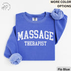 Massage Therapist Comfort Colors® Sweatshirt, Massage Therapy Sweater, Licensed Massage Therapist, LMT Shirt