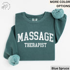 Massage Therapist Comfort Colors® Sweatshirt, Massage Therapy Sweater, Licensed Massage Therapist, LMT Shirt