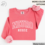 Neuro Nurse Comfort Colors® Sweatshirt, Neuro ICU Nurse Sweater, Gift for Neuro Nurse Hoodie, Neurology Nursing Grad