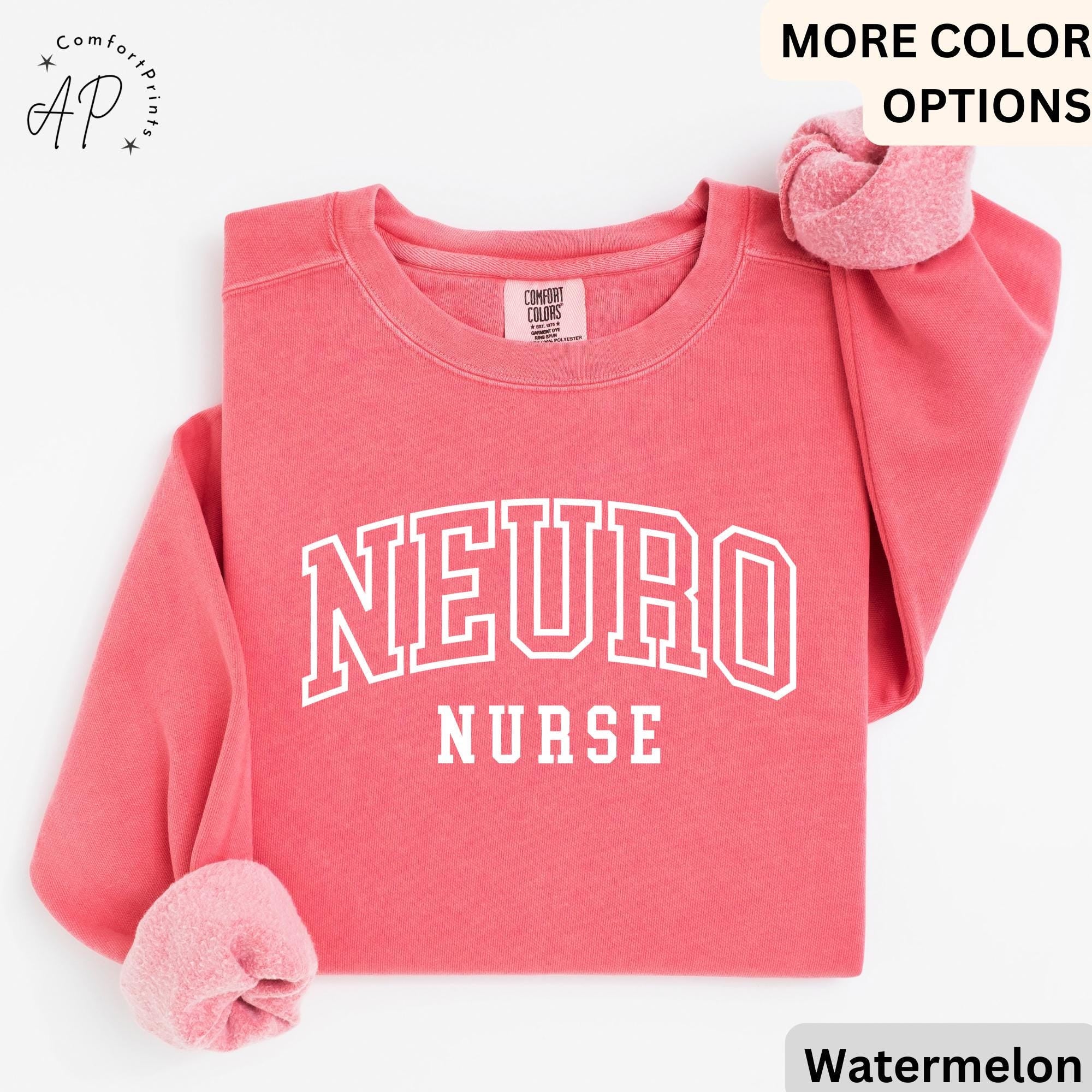 Neuro Nurse Comfort Colors® Sweatshirt, Neuro ICU Nurse Sweater, Gift for Neuro Nurse Hoodie, Neurology Nursing Grad