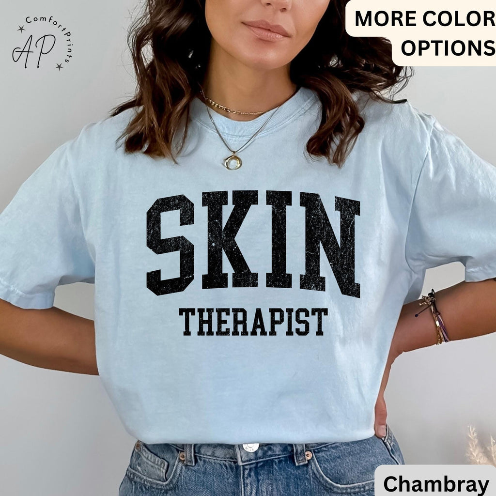 Esthetician Comfort Colors® T-Shirt, Skin Therapist Shirt, Gifts For Skincare Therapist Tee, Aesthetician Gift