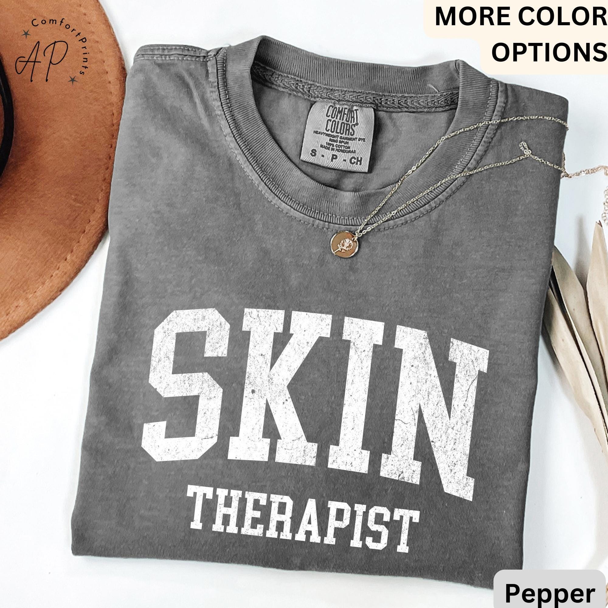 Esthetician Comfort Colors® T-Shirt, Skin Therapist Shirt, Gifts For Skincare Therapist Tee, Aesthetician Gift