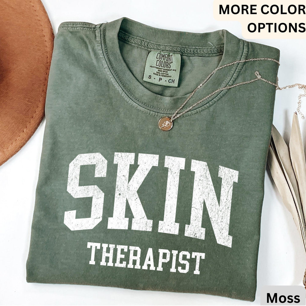 Esthetician Comfort Colors® T-Shirt, Skin Therapist Shirt, Gifts For Skincare Therapist Tee, Aesthetician Gift