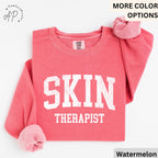 Esthetician Comfort Colors® Sweatshirt, Skin Therapist Sweater, Gifts For Skincare Therapist, Aesthetician Gift