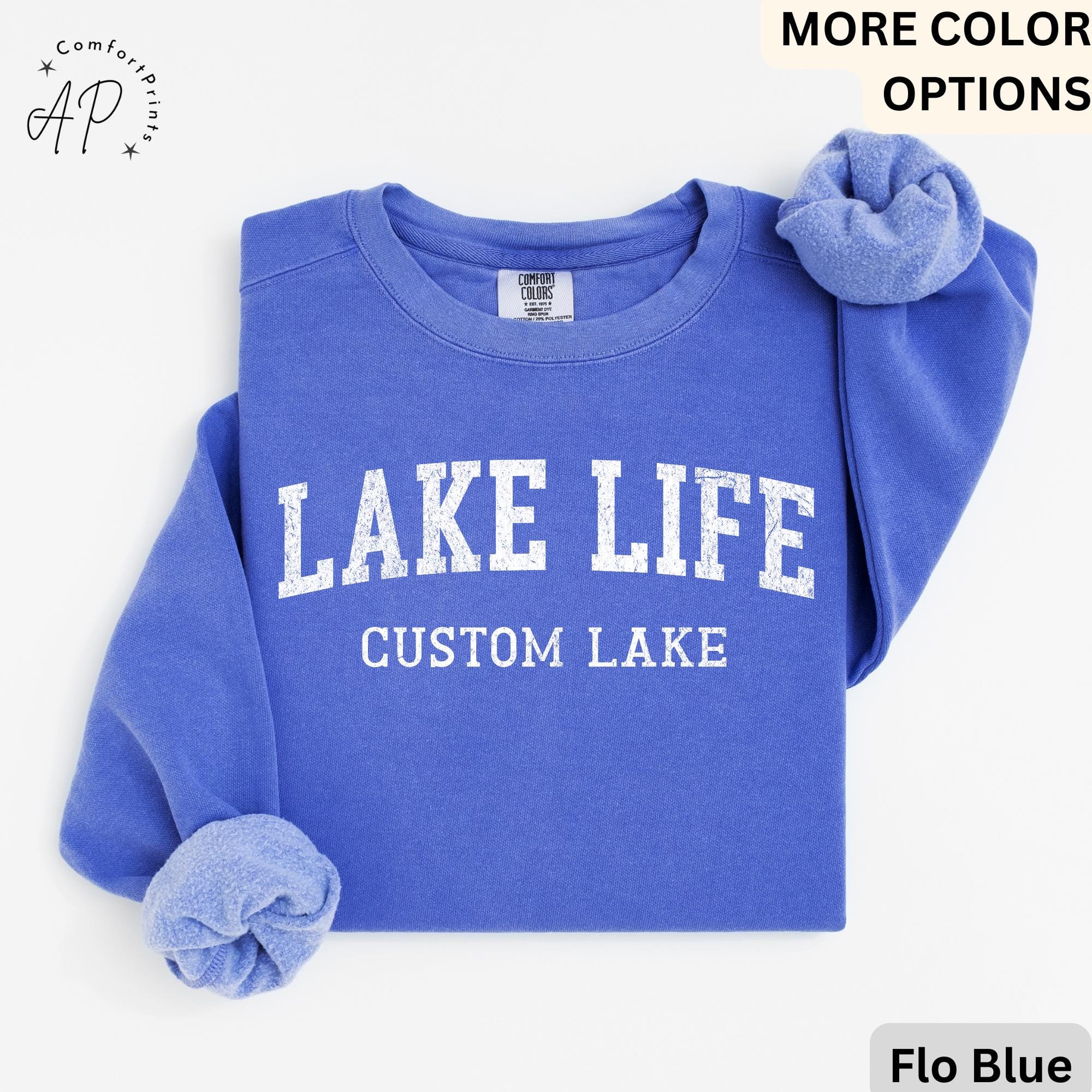 Personalized Lake Life Sweatshirt, Custom Lake House Sweater, Lake Vacation Shirt, Gift for Travel Lover