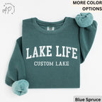 Personalized Lake Life Sweatshirt, Custom Lake House Sweater, Lake Vacation Shirt, Gift for Travel Lover