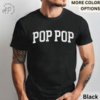 Pop Pop T-Shirt, Promoted to Grandpa Shirt, Gift For Father's Day Tee, New Grandpa Baby Announcement