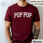 Pop Pop T-Shirt, Promoted to Grandpa Shirt, Gift For Father's Day Tee, New Grandpa Baby Announcement