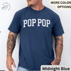 Pop Pop Comfort Colors® T-Shirt, Promoted to Grandpa Shirt, Gift For Father's Day Tee, New Grandpa Baby Announcement