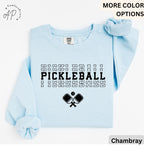 Pickleball Comfort Colors® Sweater, Pickle Baller Sweatshirt, Gift for Pickle Ball