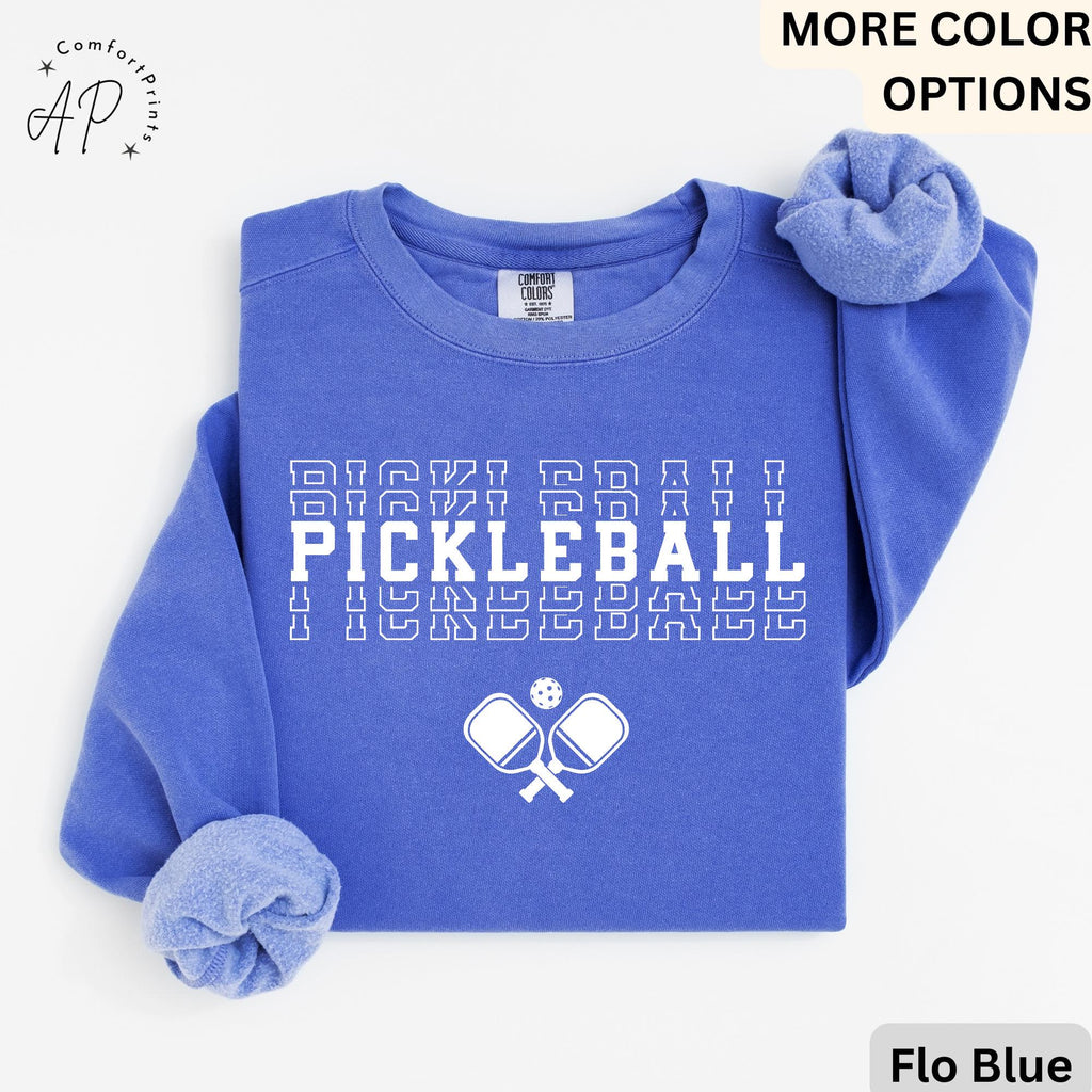 Pickleball Comfort Colors® Sweater, Pickle Baller Sweatshirt, Gift for Pickle Ball