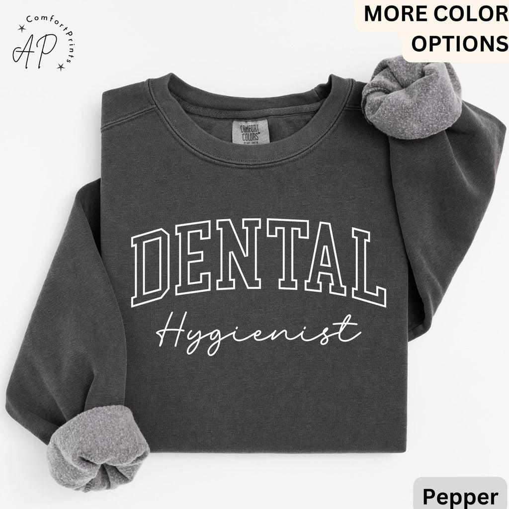 Dental Hygienist Comfort Colors® Sweater, RDH Sweatshirt, Gift for Hygiene Student, Registered Dental Hygienist