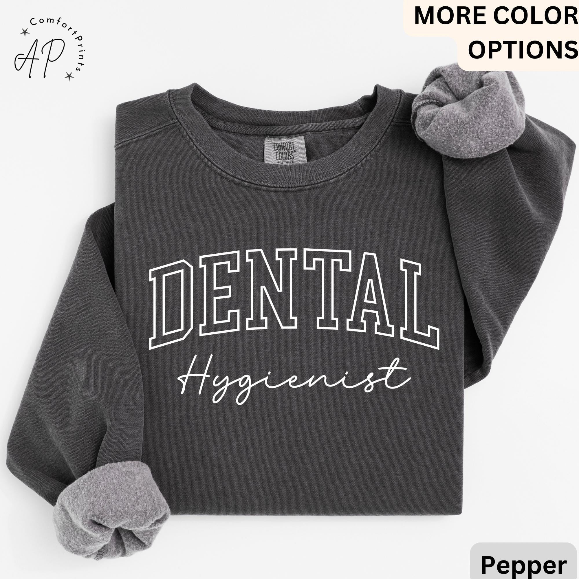 Dental Hygienist Comfort Colors® Sweater, RDH Sweatshirt, Gift for Hygiene Student, Registered Dental Hygienist