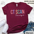 CT Scan Technologist T-Shirt, CT Tech Shirt, Cat Scan Tech Tee, Gift for Computed Tomography