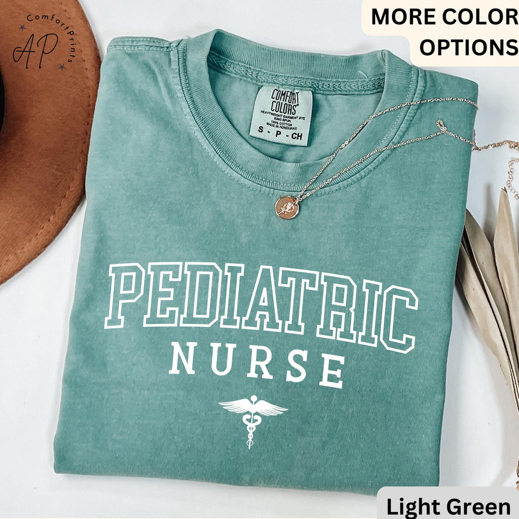 Pediatric Nurse Comfort Colors® T-Shirt, PEDS Shirt, PICU Pediatric Nurse Tee, Gift for Pediatric Nurse