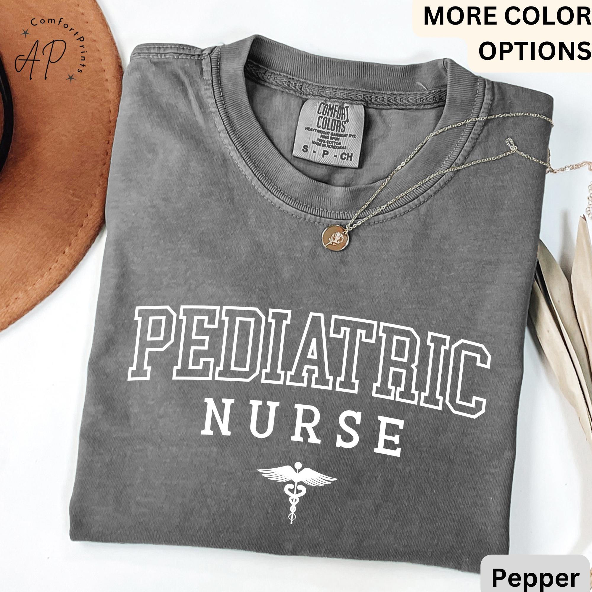 Pediatric Nurse Comfort Colors® T-Shirt, PEDS Shirt, PICU Pediatric Nurse Tee, Gift for Pediatric Nurse