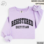 Registered Dietitian Comfort Colors® Sweatshirt, Dietitian Nutritionist Sweater, RD Sweater, Nutrition Graduation Gift for Dietitian