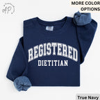 Registered Dietitian Comfort Colors® Sweatshirt, Dietitian Nutritionist Sweater, RD Sweater, Nutrition Graduation Gift for Dietitian