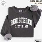 Registered Dietitian Comfort Colors® Sweatshirt, Dietitian Nutritionist Sweater, RD Sweater, Nutrition Graduation Gift for Dietitian