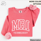 MRI Technologist Comfort Colors® Sweater, MRI Tech Sweatshirt, Gift for Magnetic Resonance Imaging, Rad Tech