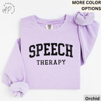 Speech Therapy Comfort Colors® Sweater, Speech Therapist Sweatshirt, Special Education, Gift For Therapist