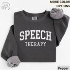 Speech Therapy Comfort Colors® Sweater, Speech Therapist Sweatshirt, Special Education, Gift For Therapist