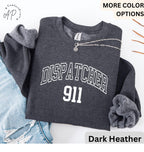 911 Dispatcher Sweatshirt, Emergency Sweater, Dispatcher Gift Hoodie, First Responders, Emergency Medical Dispatcher