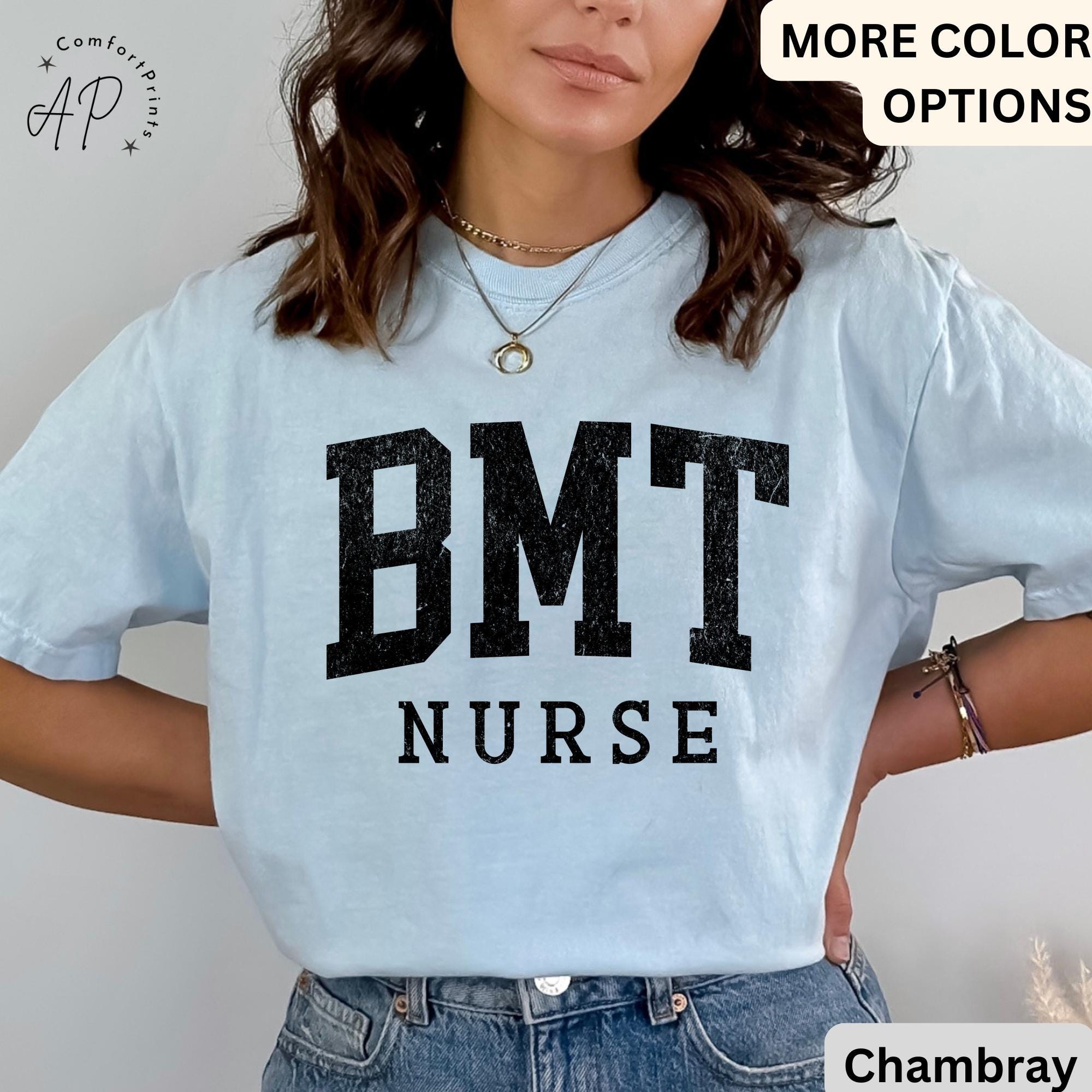 Bone Marrow Transplant Comfort Colors® T-Shirt, BMT Shirt, BMT Specialist Blood Bone Marrow Tee, Gift for Oncology Nurse
