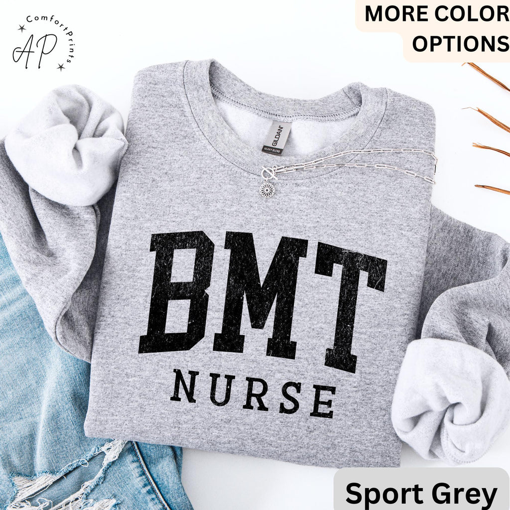 Bone Marrow Transplant Nurse Sweatshirt, BMT Sweater, BMT Specialist Blood Bone Marrow Hoodie, Gift for Oncology Nurse