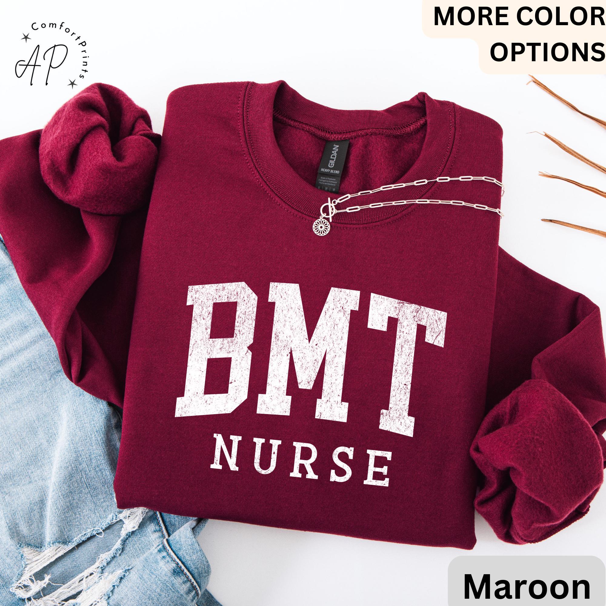 Bone Marrow Transplant Nurse Sweatshirt, BMT Sweater, BMT Specialist Blood Bone Marrow Hoodie, Gift for Oncology Nurse