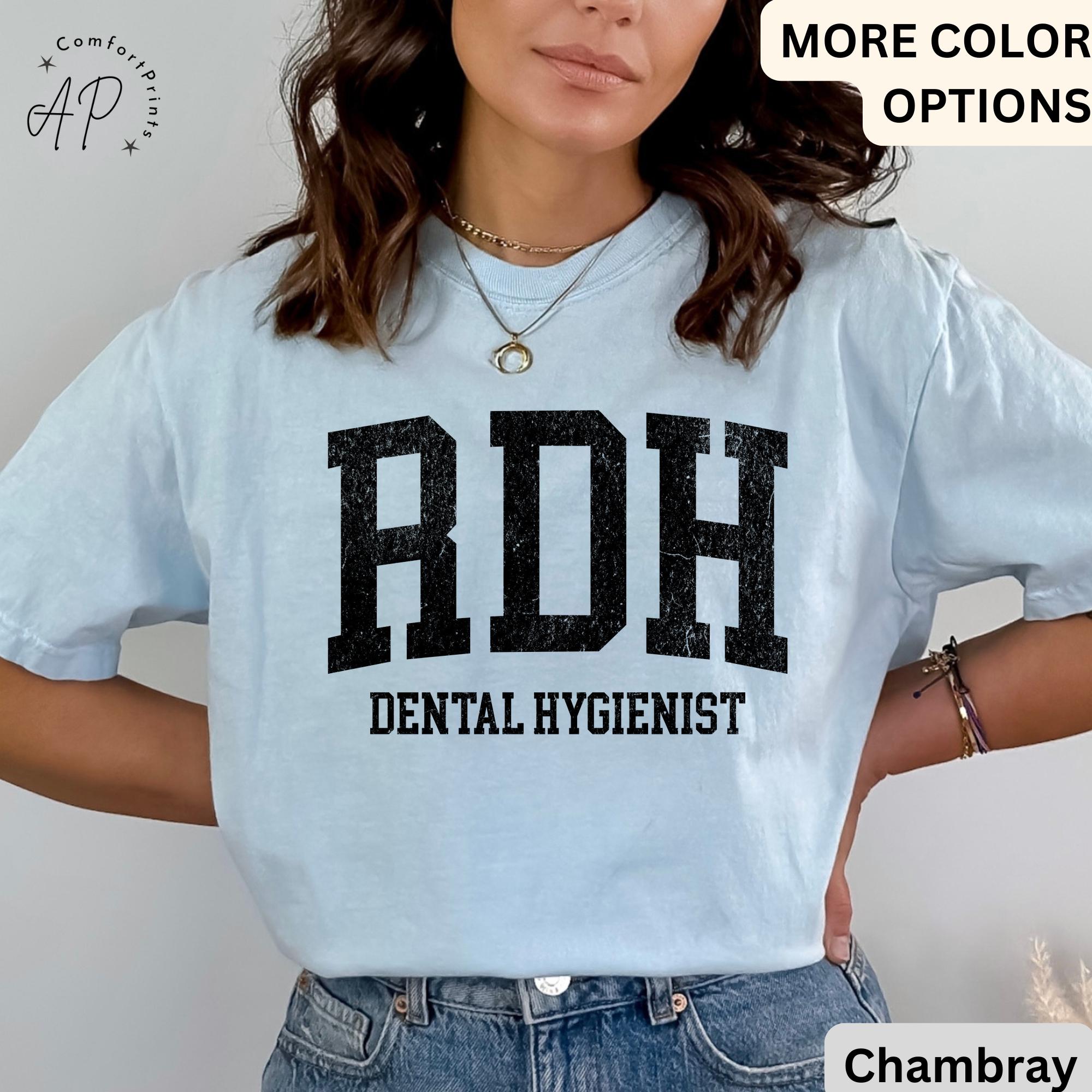 RDH Dental Hygienist Comfort Colors® T-Shirt, Gift for Hygiene Student Graduation Shirt, Dentist Office Staff Tee