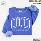 Doctor of Occupational Therapy Comfort Colors® Sweater, OTD Sweatshirt, Occupational Therapy, Gift for Occupational Therapist