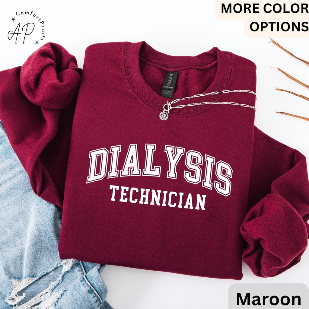 Dialysis Technician Sweatshirt, Dialysis Tech Sweater, Dialysis Crew Tech Hoodie, Gift for Nephrology Tech