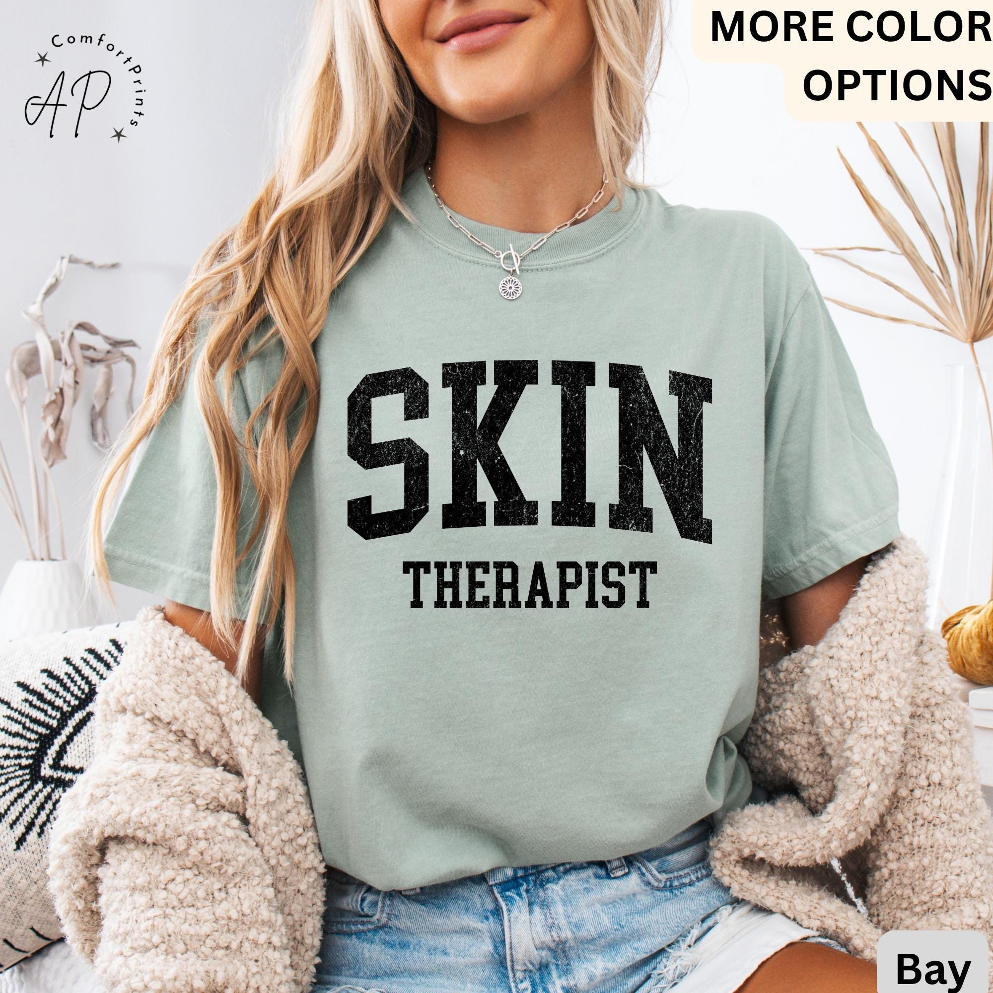 Esthetician Comfort Colors® T-Shirt, Skin Therapist Shirt, Gifts For Skincare Therapist Tee, Aesthetician Gift