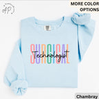 Surgical Technologist Comfort Colors® Sweater, Surgical Tech Sweatshirt, Gift for Surgical Tech Grad, Scrub Tech