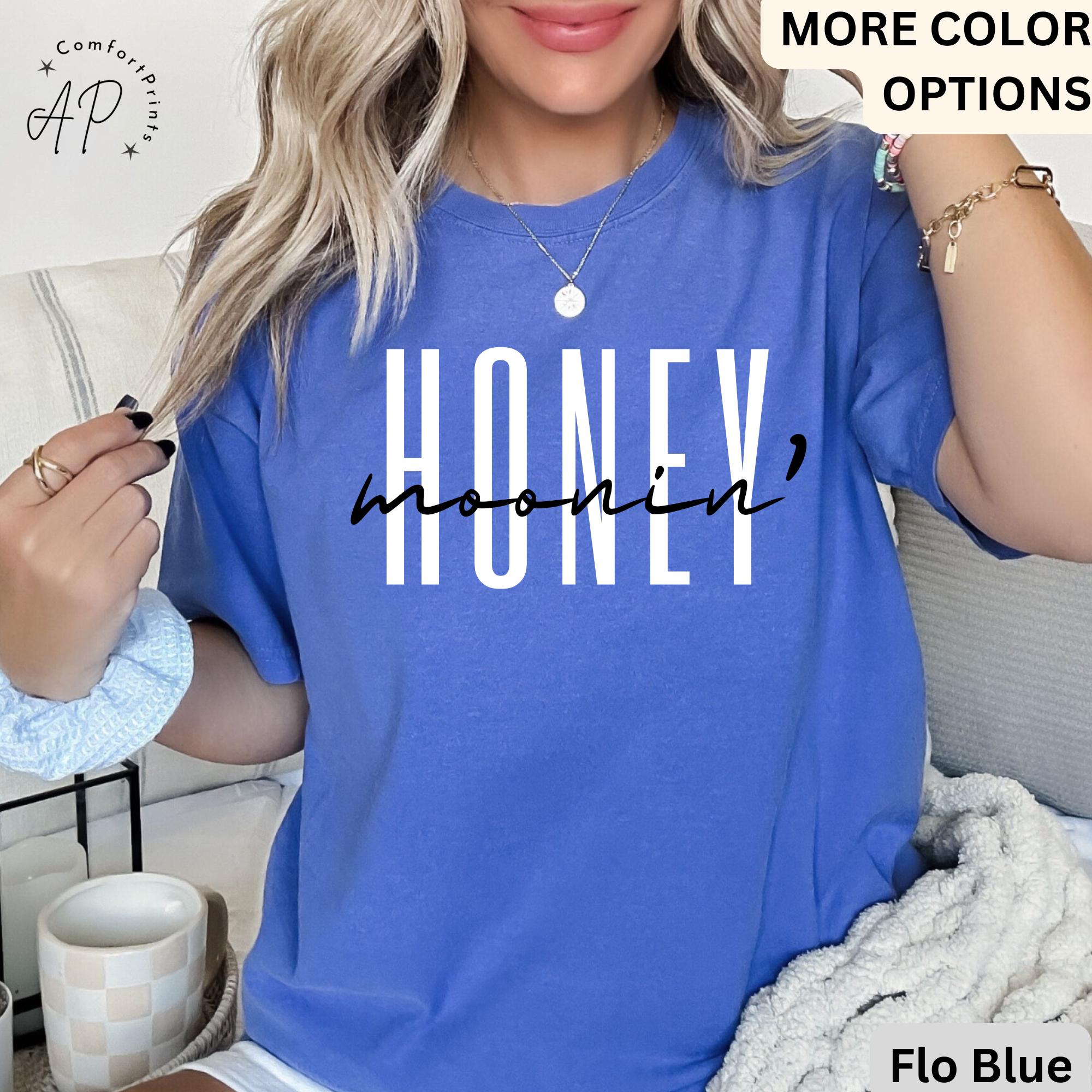Honeymoon Mr and Mrs Comfort Colors® Shirts, Custom Couples Honeymoon Vacation T-Shirt, Just Married Couple Tee, His and Hers