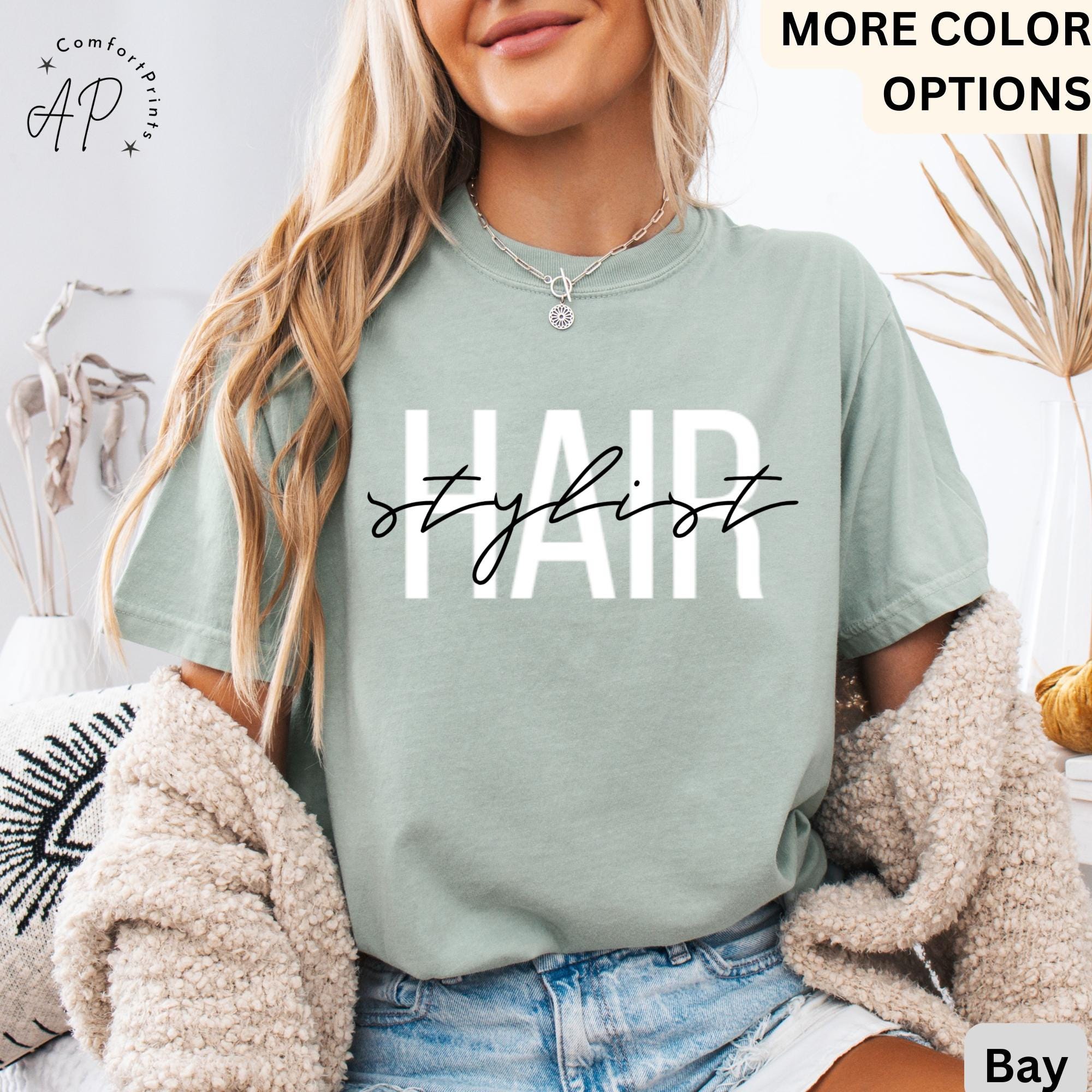 Hair Stylist Comfort Colors® T-Shirt, Hair Dresser Shirt, Cosmetologist Tee, Gift for Hair Salon Specialist, Cosmetology Shirt